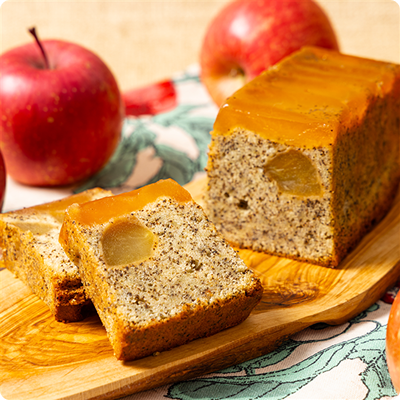 カラメルりんごと紅茶のケーキ