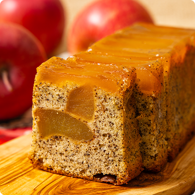 カラメルりんごと紅茶のケーキ